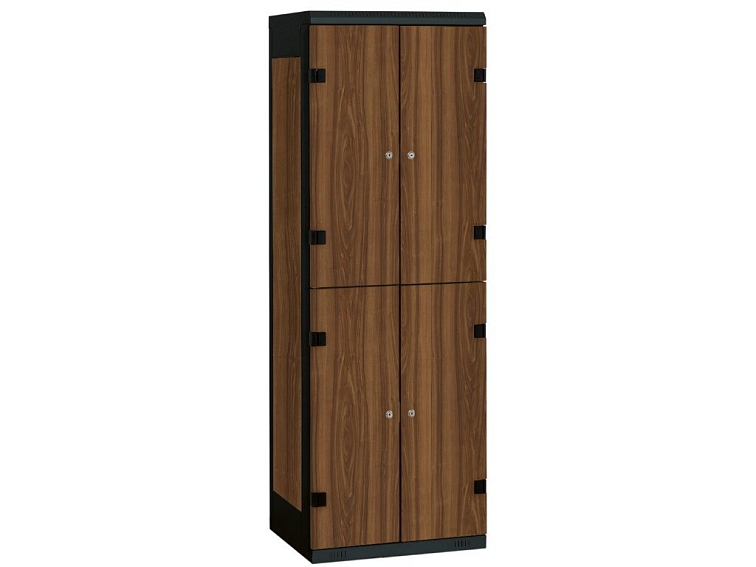 Šatní skříň 4-boxové lamino-kov