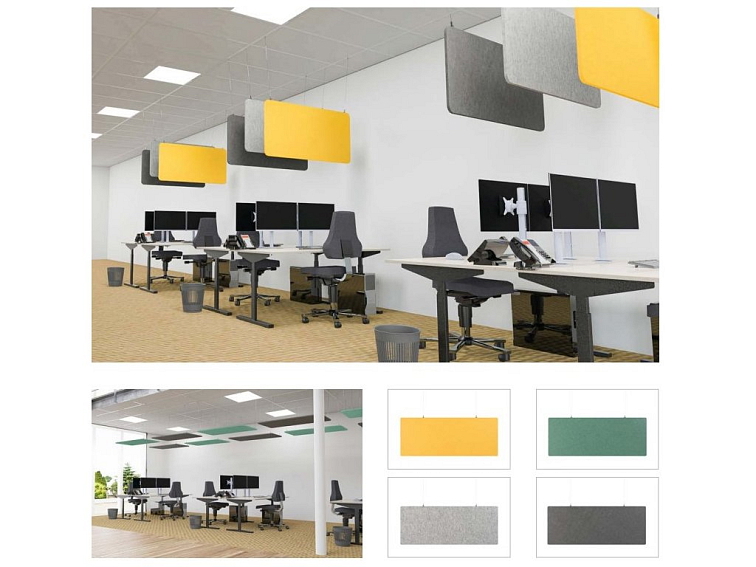 Akustické designové stropní panely Smit Visual Pet 18 mm