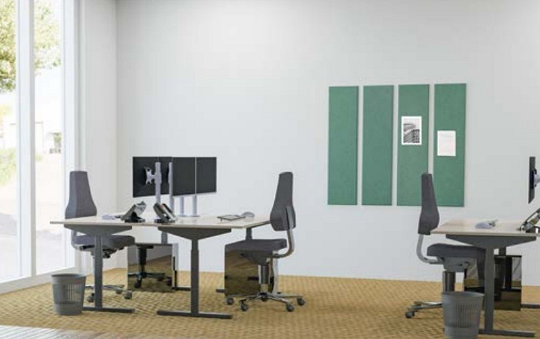 Akustické designové nástěnné panely Smit Visual Pet 18 mm - sada 4 kusů