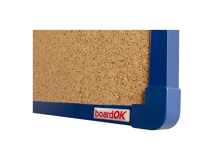 Korková nástěnka s barevným rámem