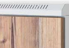 Šatní skříň 2-dvéřové lamino-kov