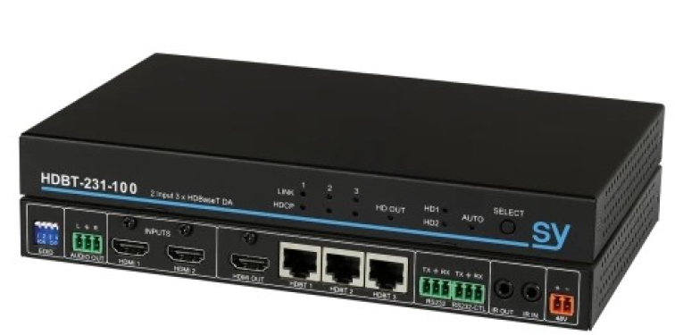 HDMI přepínač a rozbočovač SY HDBT-231-100