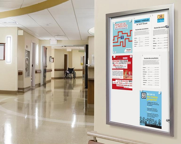 Vitrína ultra-tenká Eco 100 18 mm