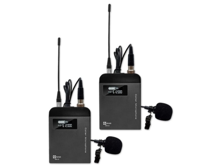 Bezdrátová sada se dvěma vysílači AVTEK WM 2B