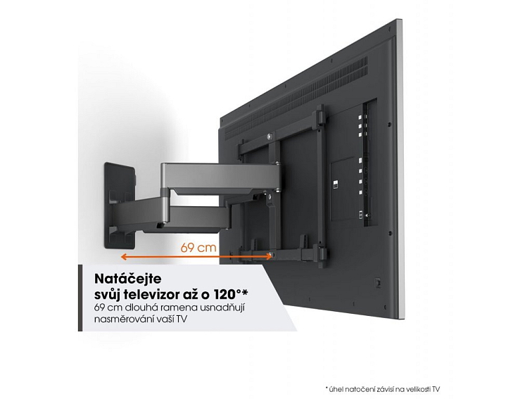 Výsuvný držák displeje na zeď