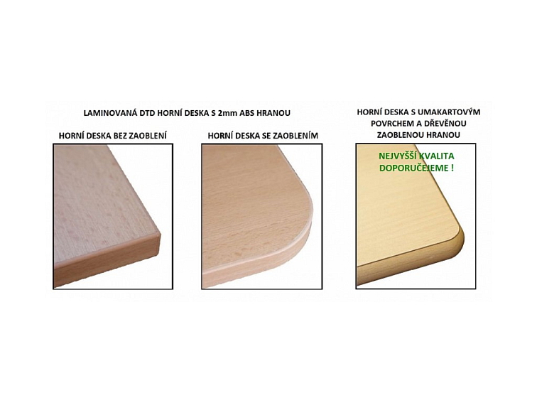 Stůl dřevěný šestiúhelník pro mateřské školy, délka strany 60 cm