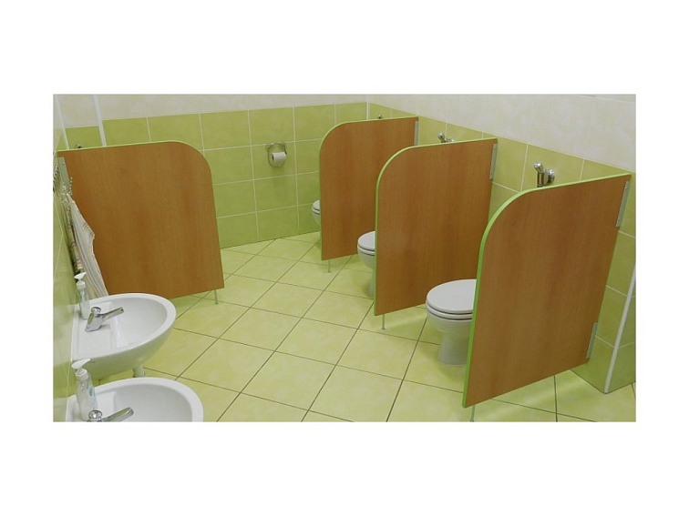 Dělící příčka WC, 55x80 cm pro mateřské školy