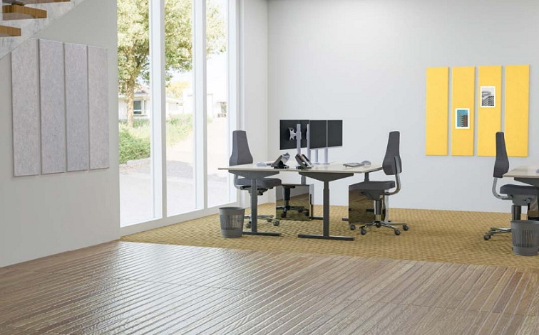 Akustické designové nástěnné panely Smit Visual Pet 18 mm - sada 4 kusů