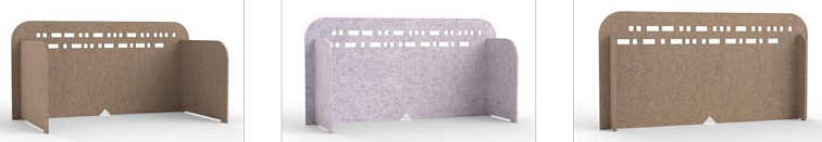 Akustické designové volně stojící přepážkové zástěny Smit Visual 9 mm