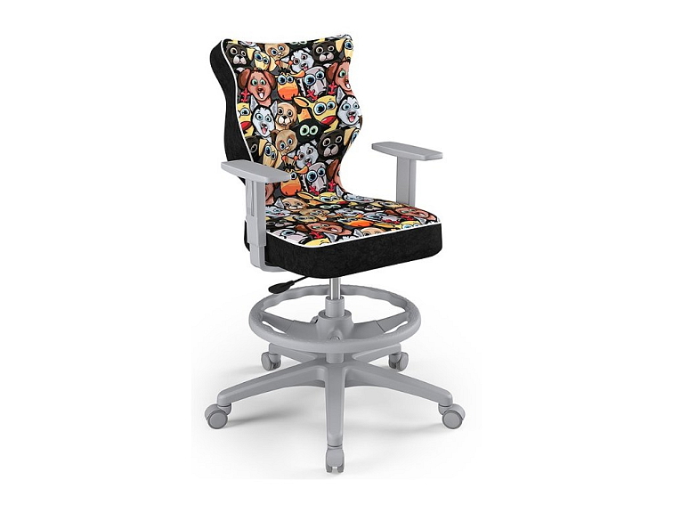 Židle Duo pro děti a mládež na kolečkách s područkami