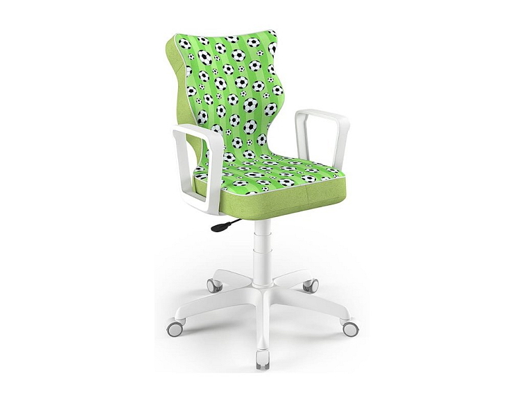 Židle Norm pro děti a mládež na kolečkách s područkami