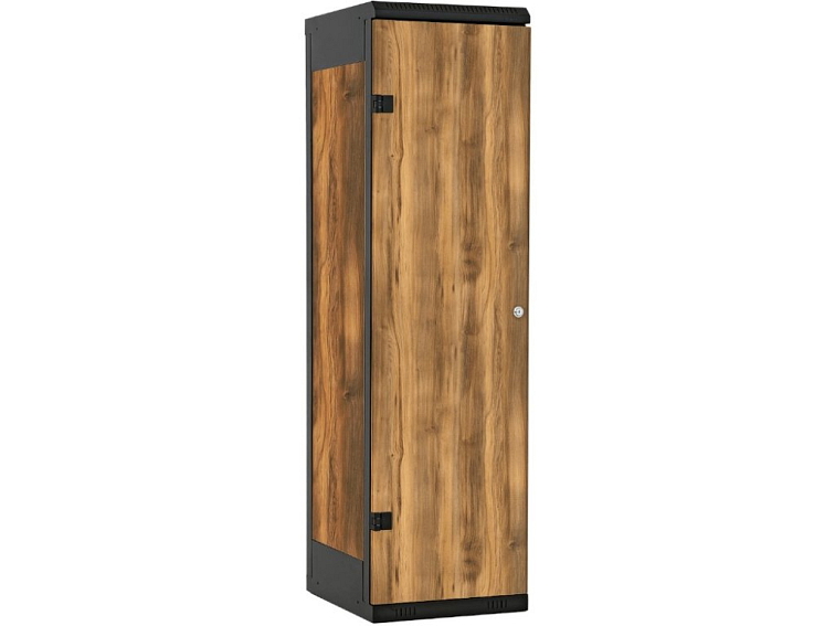 Šatní skříň 1-dvéřové lamino-kov