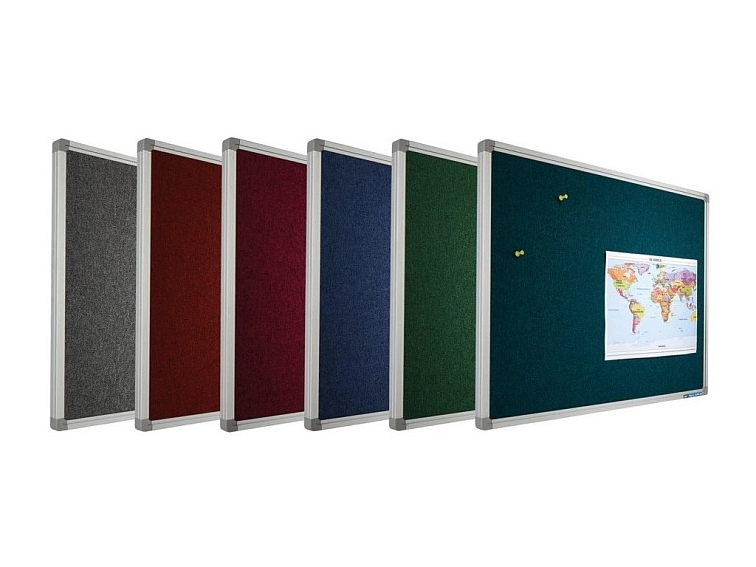 Rámová nástěnka Smit Visual Camira Softline 16 mm