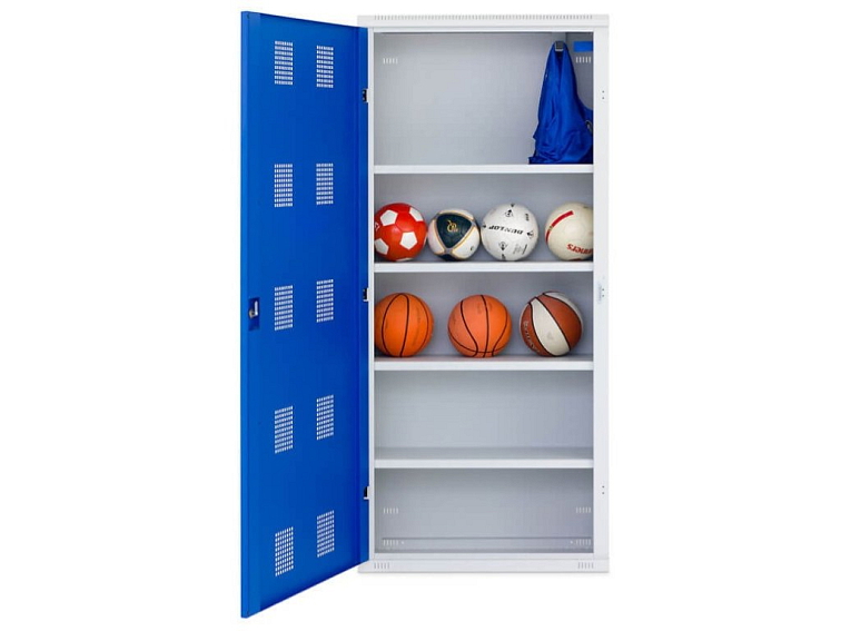 Kovová skříňka na míče