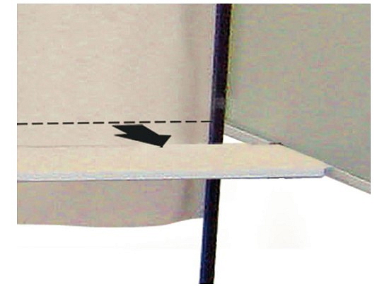 Volební zástěna pro osoby s omezenou schopností pohybu a orientace