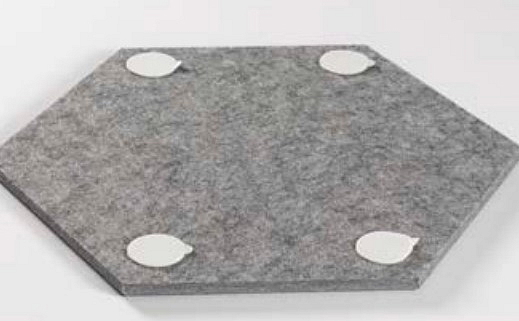 Akustické designové nástěnné panely Smit Visual Hexagon 8 mm