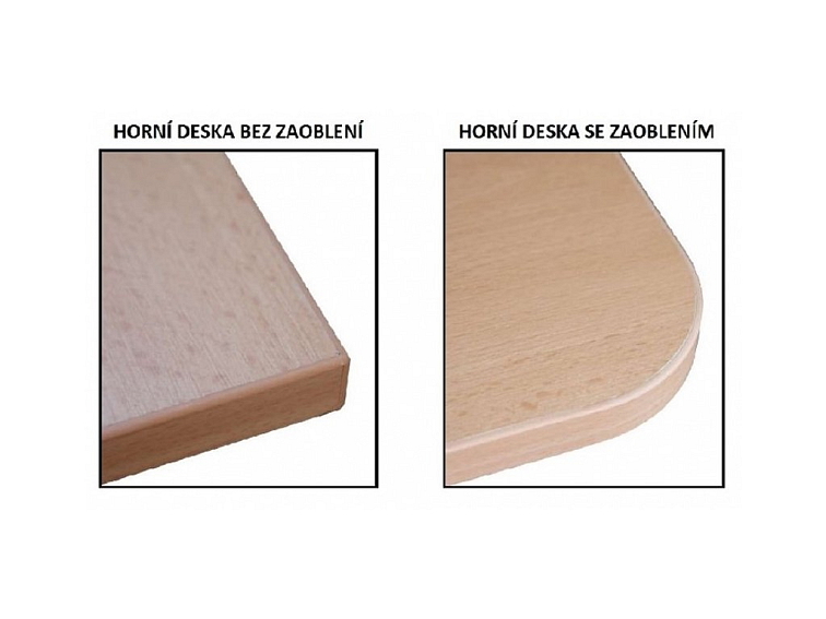 Stůl kovový - lichoběžník pro mateřské školy