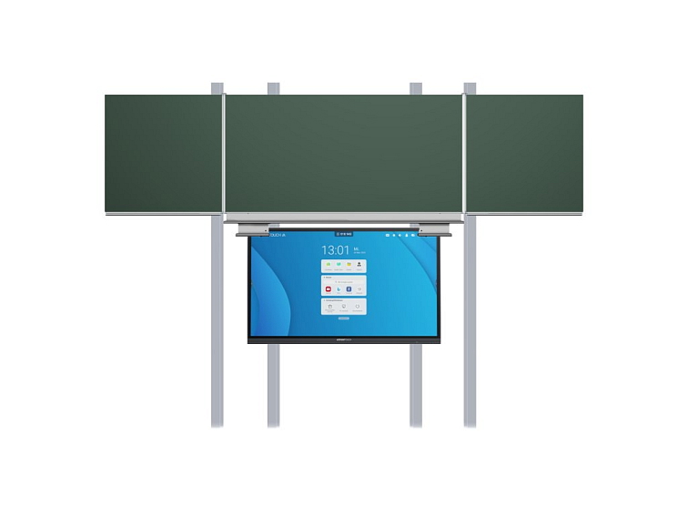 Interaktivní sestava dotykového displeje ADVANTouch a tabule triptych
