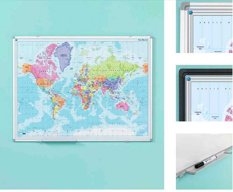 Školní magnetická tabule Softline Smit Visual 8 mm
