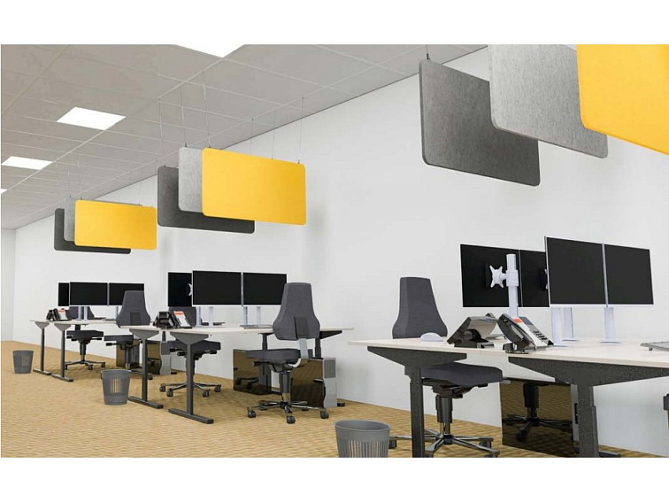 Akustické designové stropní panely Smit Visual Pet 18 mm