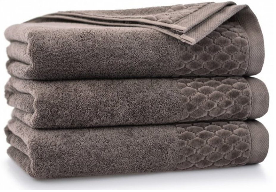 Egyptská bavlna ručníky a osuška Cannosa - hnědá