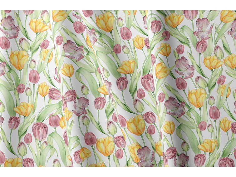 Bavlněné povlečení Tulipánové pole