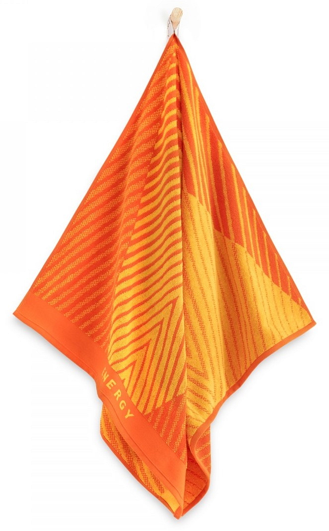 Sportovní ručník a osuška ENERGY - tmavě žlutá