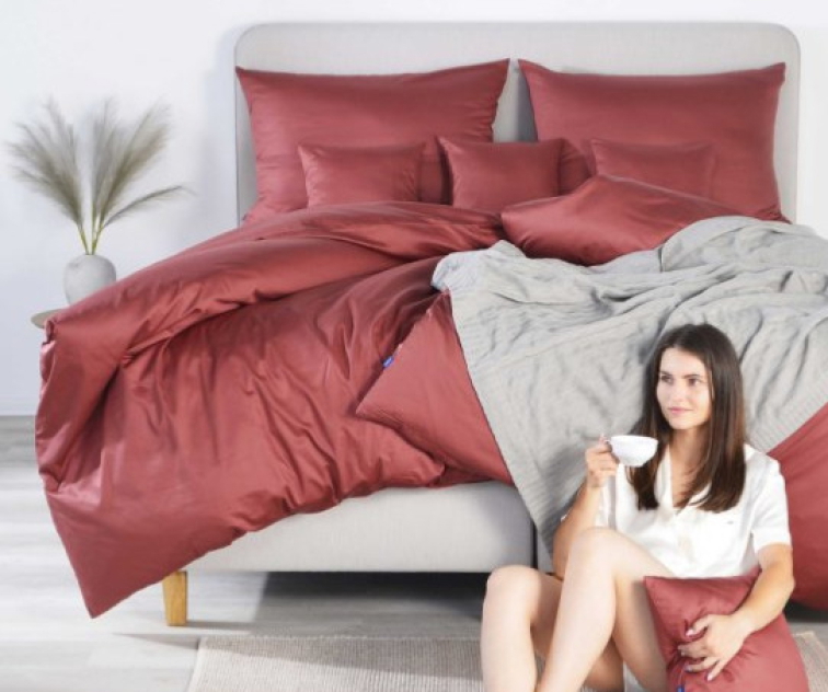 Saténové povlečenie Red Velvet