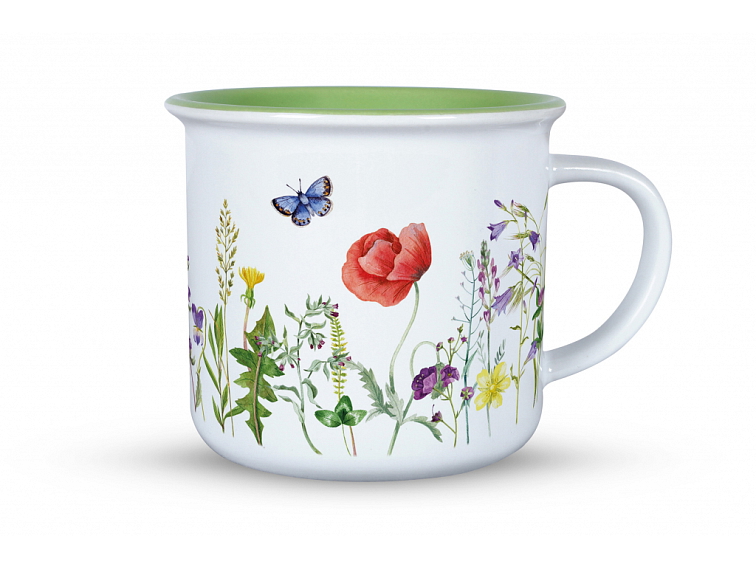 Hrneček Letní louka od Darré - zelený 236 ml