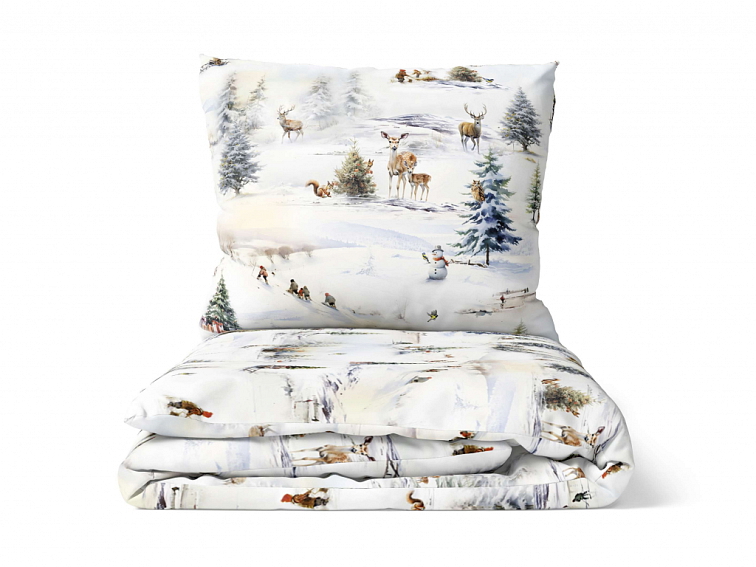 Bavlněné povlečení Vánoce v přírodě