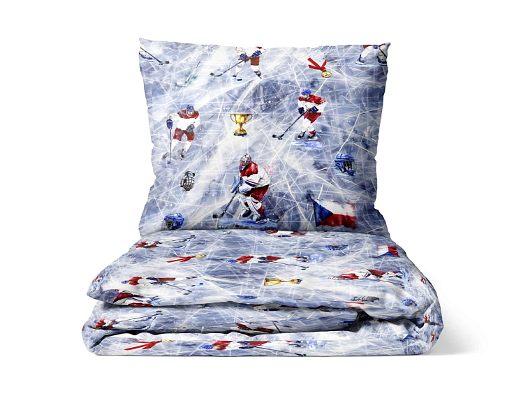 Bavlnené posteľné prádlo Českí hokejisti