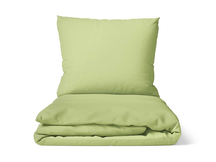 Bavlnené posteľné prádlo Jednobarevné perkálové - pistáciové