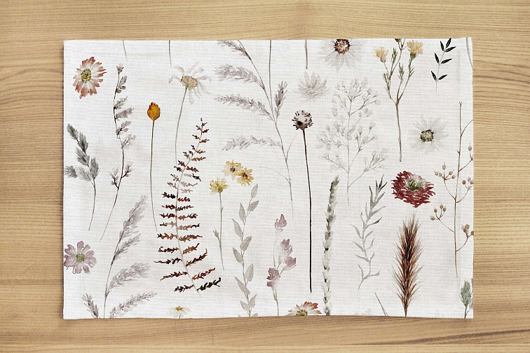 Bavlněný běhoun Boho kvítí