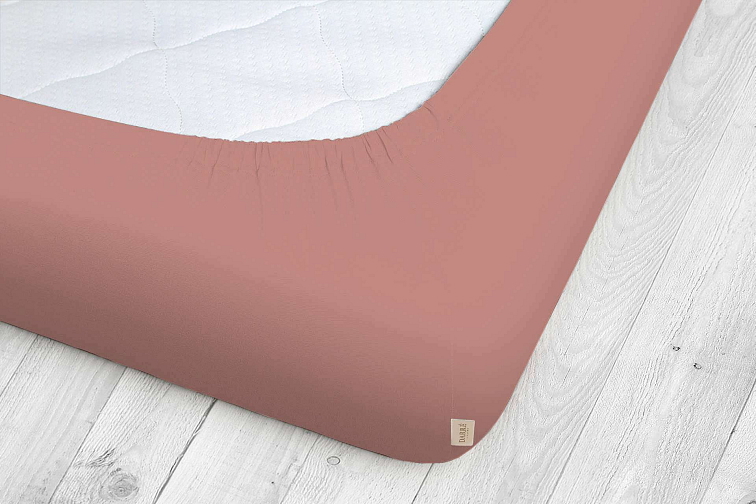 Jersey prostěradlo - new collection korálové na výšku matrace do 20 cm