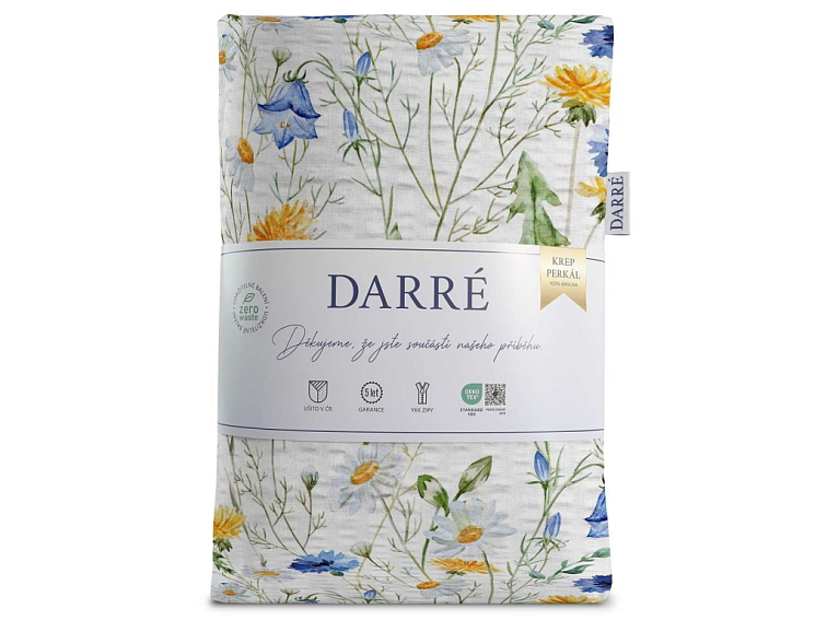 Krepové návliečky Rozkvetlé kvítí