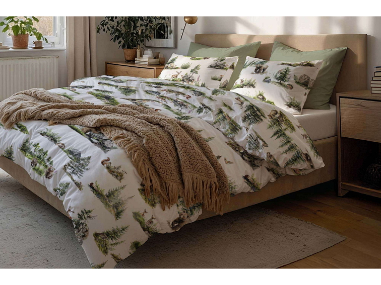 Bavlněné povlečení Zvířátka v divočině