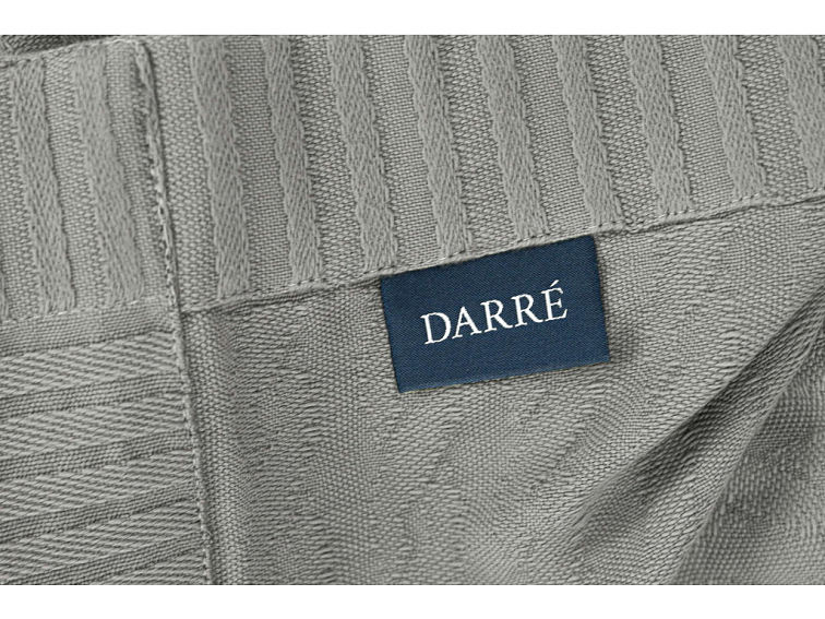 Bavlněný pléd - světle šedý