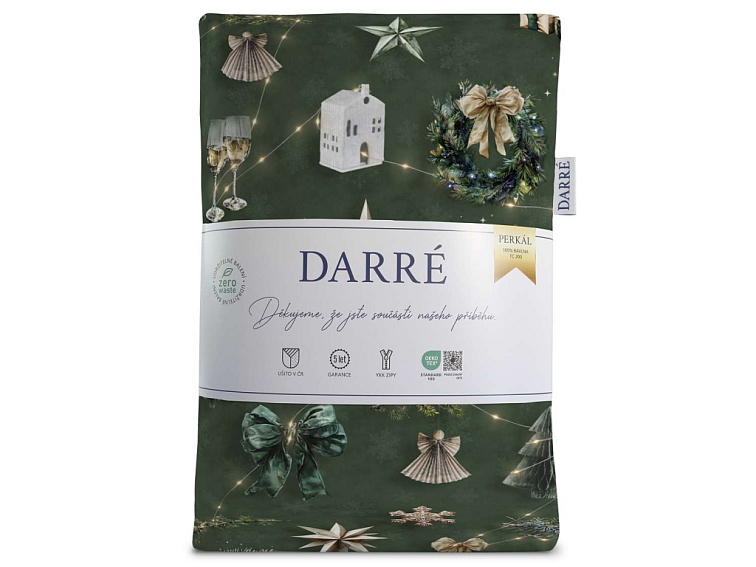 Bavlněné povlečení Kouzlo Vánoc - zelené