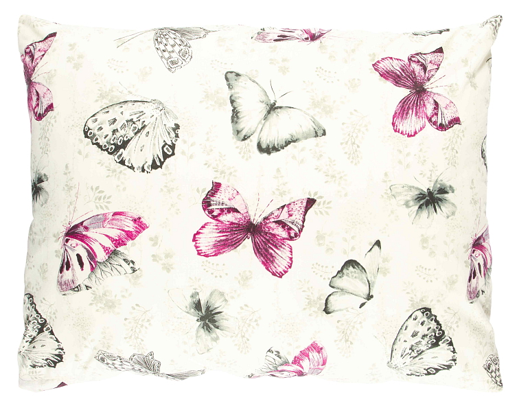 Bavlněné povlečení do postýlky Retro motýl růžové
