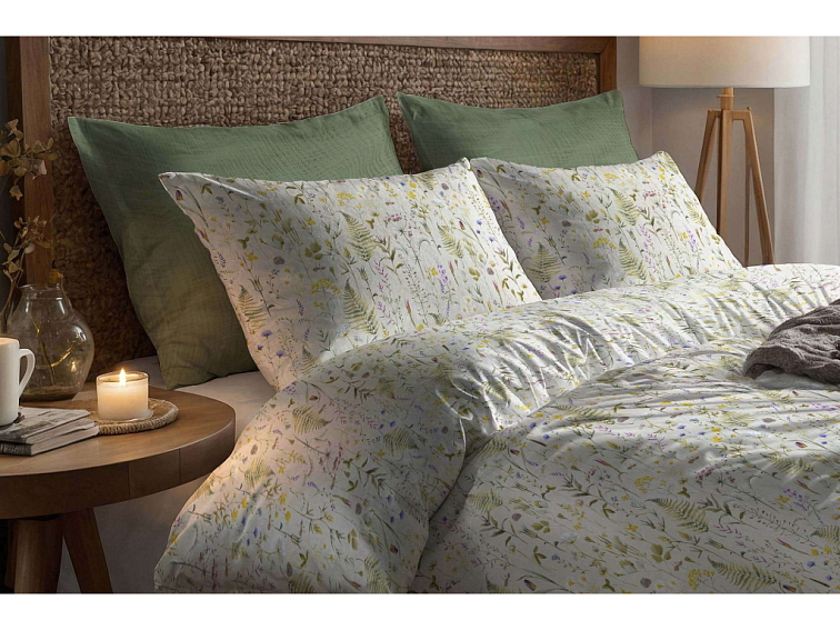 Bavlněné povlečení Dotek přírody 2 - natural od Darré