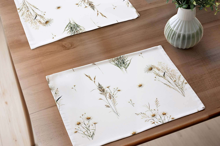 Bavlněný ubrus Polní kvítí