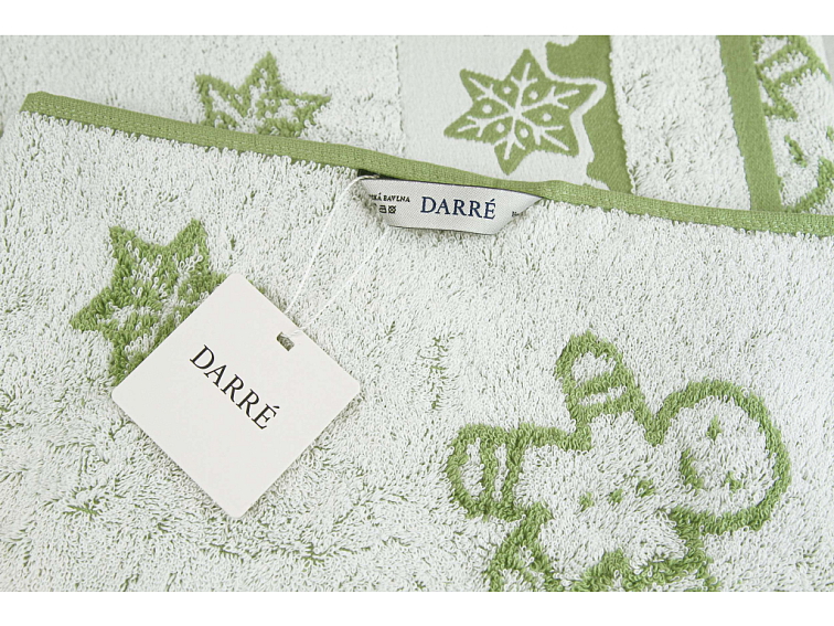 Ručníky a osuška Vánoční perníčky - zelená