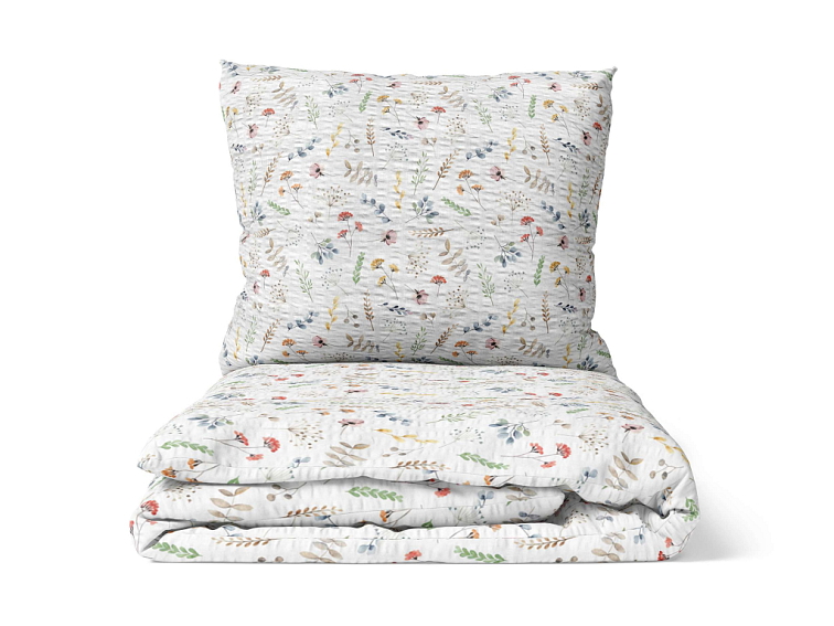 Krepové povlečení Barevný kvítek