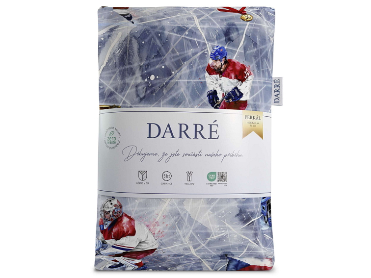 Bavlnené posteľné prádlo Českí hokejisti