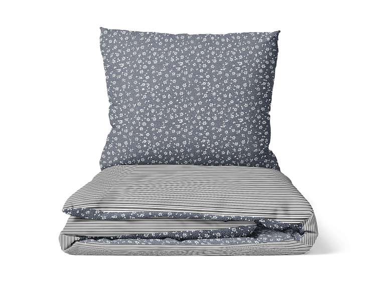 Bavlněné povlečení Venkovský sen - šedé