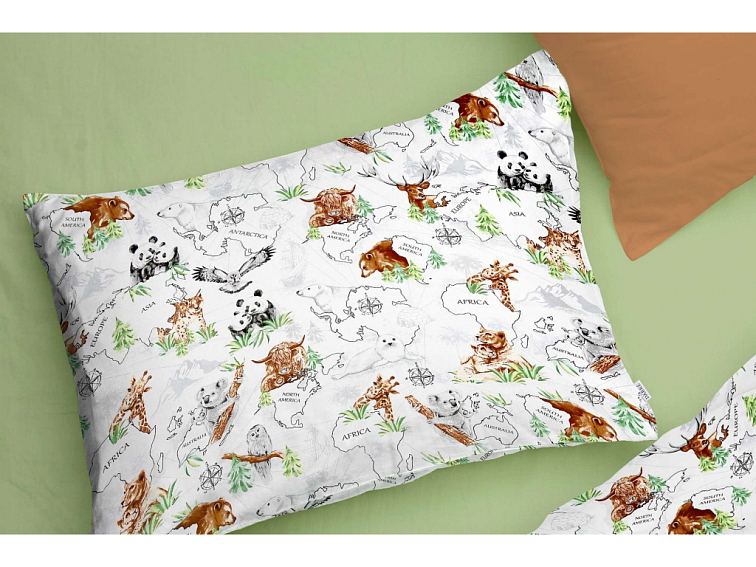 Bavlněné povlečení Svět zvířat