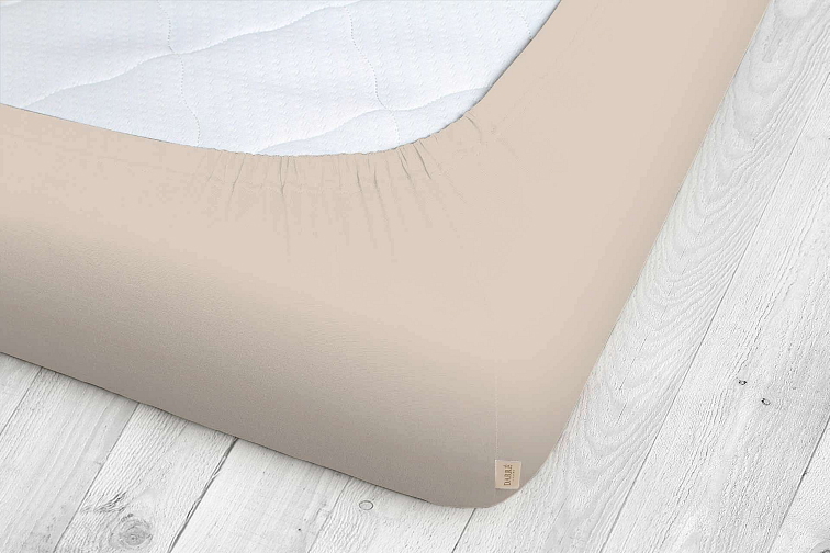 Jersey prostěradlo - new collection krémově růžové na výšku matrace do 20 cm