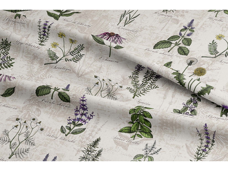 Bavlněné povlečení Léčivá zahrada