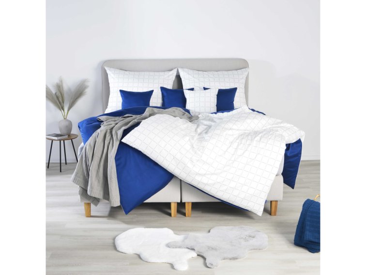 Saténové povlečení Royal Dream - dark blue