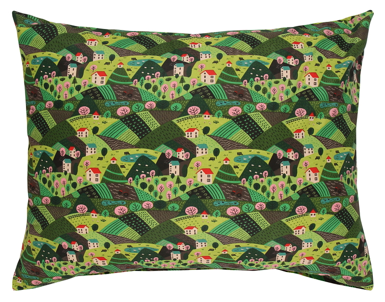 Bavlněné povlečení do postýlky Vesnička